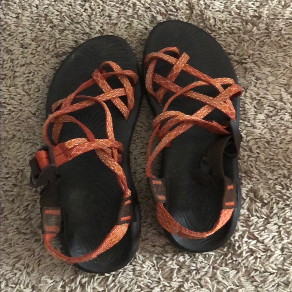 chacos women z// cloud X2- orange strap